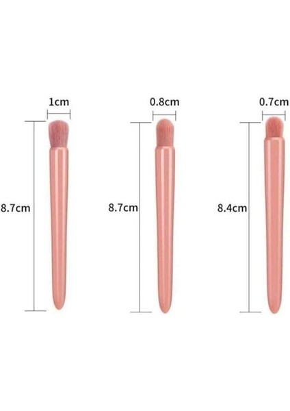 Lusso Cosmetics Kutulu Aynalı Makyaj Fırça Seti