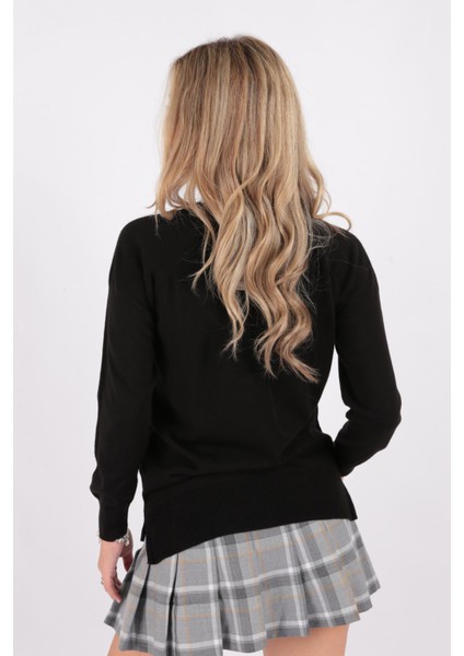 Bisiklet Yaka Yırtmaç Detaylı Regular Fit Tunik Bayan TUNİK 23K0242K1 fırsatları