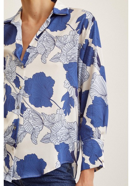 V Yaka Saten Gömlek modelleri