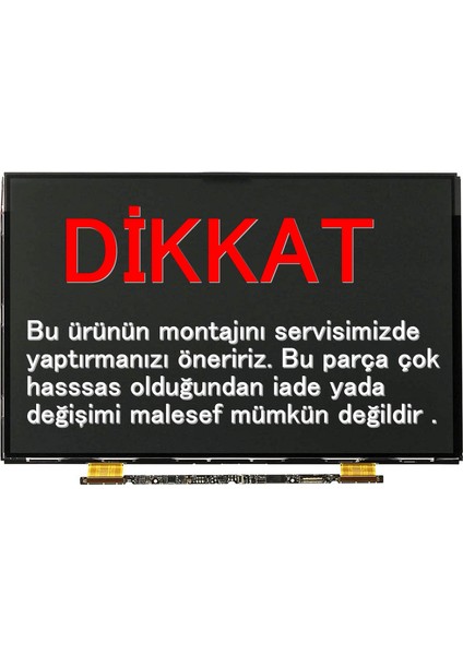 Apple MACBOOK Aır 13 Model A1369 Notebook Ekran (Ön Panel)