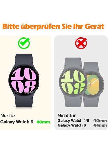 Samsung Galaxy Watch 6 44MM Uyumlu Ekran ve Kasa Koruyucu Silikon 360 Derece Tam Kaplar Gard Military Zırh Tank Kılıf modelleri