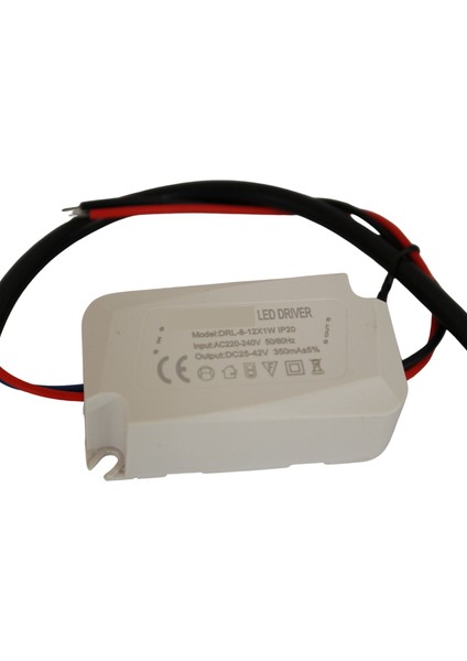 8-12X1W Led Driver 350mA 25-42V Power Led Sürücü IP20 Power Led Driver