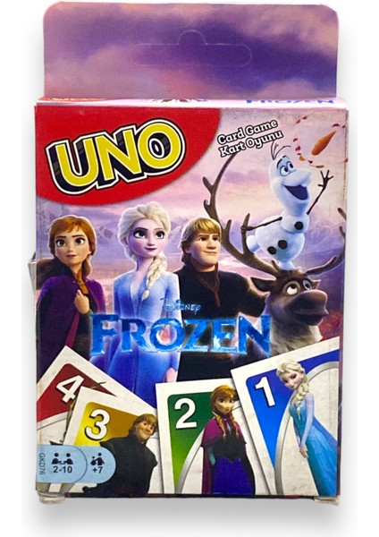 Uno Frozen Kartları (Özel Kural Içerir) 2-10 Oyuncu