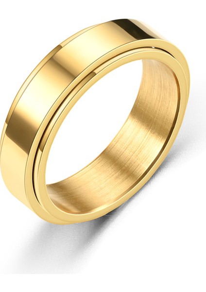 Moda Titanyum Çelik Yüzük (Yurt Dışından)