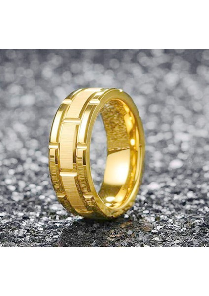 Moda Titanyum Çelik Yüzük (Yurt Dışından)