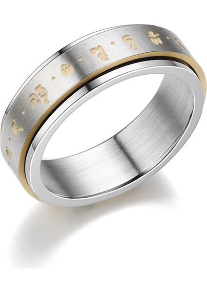 Moda Titanyum Çelik Yüzük (Yurt Dışından)