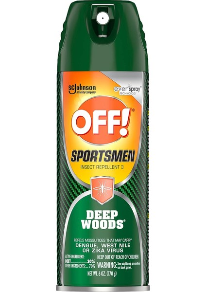 Deep Woods Sportsmen Sivrisinek ve Böcek Kovucu Sprey 170 gr