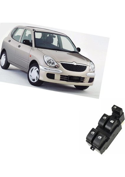 Daihatsu Sirion Sol Dörtlü Cam Düğmesi Anahtarı 2006--2010