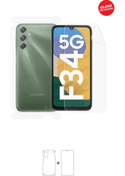Samsung Galaxy F34 5g Ön, Arka ve Yan 360 Derece Tam Kaplama Tpu Film