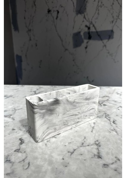 Dekoratif Beton Restoran Peçetelik Ve Kürdanlık 10 Adet fırsatları