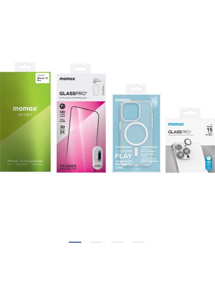 iphone 15 Pro Bundle (Kilif+Ekran Koruyucu+Lens Koruyucu)