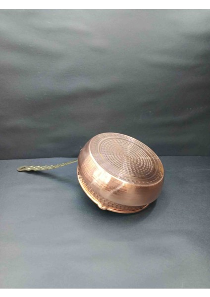 Bakır Çekiçli Derin Sosluk 14 cm