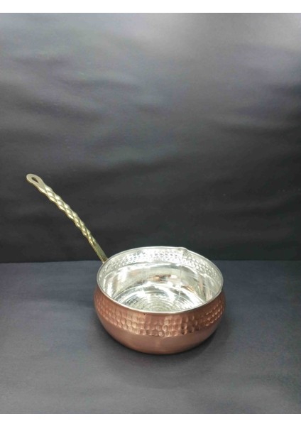 Bakır Çekiçli Derin Sosluk 14 cm