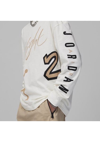 Nıke Jordan All Over Retro L/s Tee Erkek Çocuk Sweatshırt fırsatları