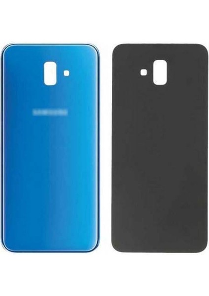 Samsung J610 J6 Plus 2018 Arka Pil Kapağı Mavi