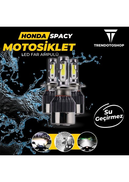 Honda Spacy Motosiklet Far Ampulü Beyaz