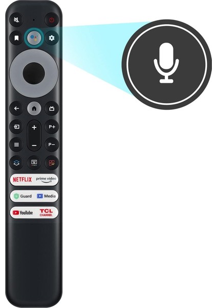 Tcl 50P633 Mikrofonlu Smart Tv Kumanda
