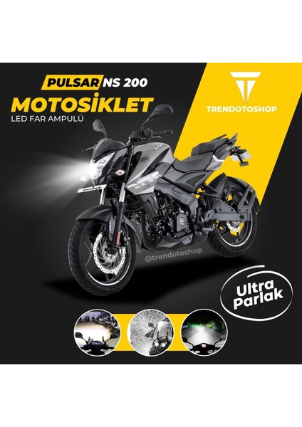 Bajaj Pulsar NS200 LED Motosiklet Far Ampul