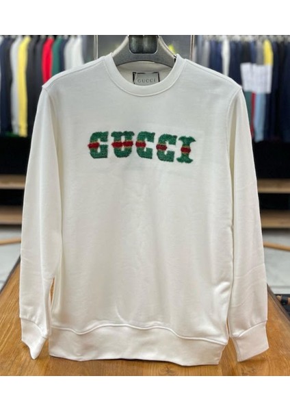 Püsküllü Yazılı Sweatshirt