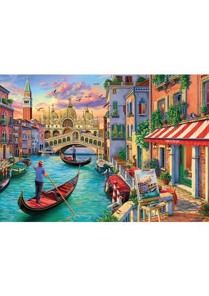 KS Games Sights Of Venice 1500 Parça Puzzle