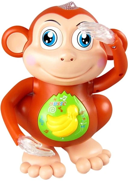 Can Ali Toys Canali Toys Pilli Işıklı Sesli Kukuli YJ-3030, Dans Eden Işıklı Sesli Kukuli Robot