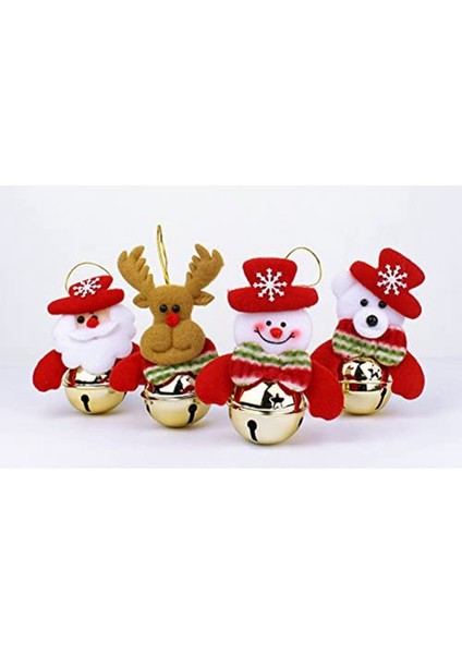 Noel Baba / Ayı / Ren Geyiği Asılı Ev Noel Süslemeleri 16 Adet (Yurt Dışından) fiyatları