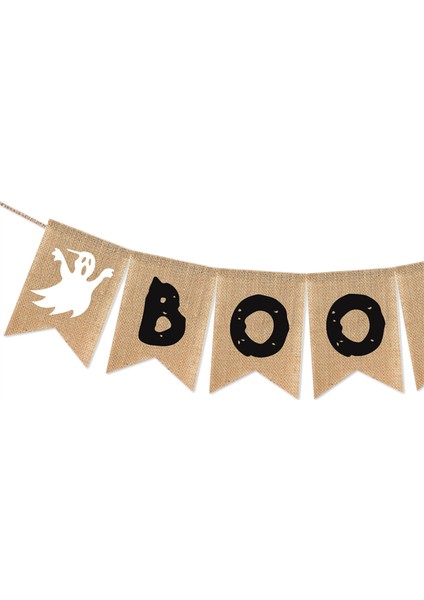Boo Banner Korkunç Cadılar Bayramı Dekorasyonu, Cadılar Bayramı Partisi Süslemeleri (Yurt Dışından)