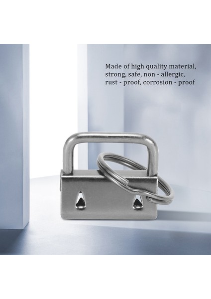 100 Pcs Bileklik Donanımı, Anahtarlık Için 1 Inç Anahtarlık Donanımı (Yurt Dışından) modelleri