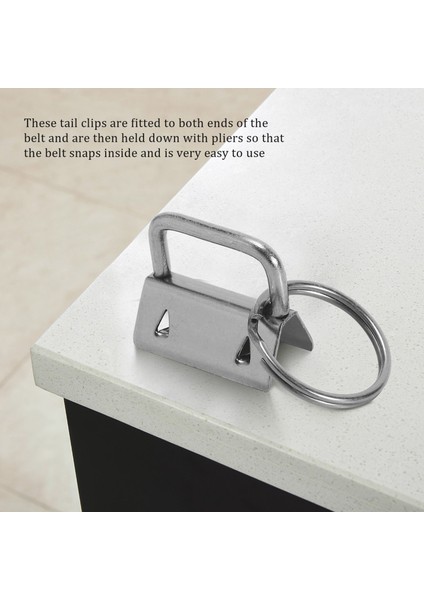 100 Pcs Bileklik Donanımı, Anahtarlık Için 1 Inç Anahtarlık Donanımı (Yurt Dışından) indirimleri