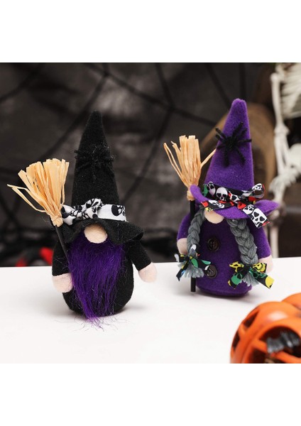 Aile A Için Cadılar Bayramı Korku Teması El Yapımı Gnome Yüzü Olmayan Bebek (Yurt Dışından) indirimleri