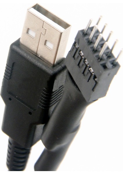 Adet 20CM 9 Pin Erkekten Harici Usb'ye Erkek Pc Anakart Kablosu (Yurt Dışından) indirimleri