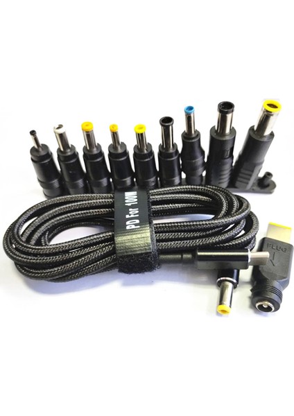 100W Type-C - Yuvarlak Bağlantı Noktası Fişi Dc Güç Hızlı Şarj Şarj Adaptörü (Yurt Dışından) fiyatları