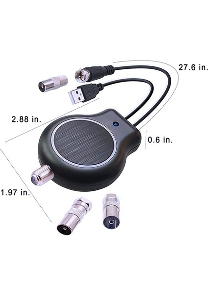 Dış Mekan Veya Iç Mekan Hdtv Anten Amplifikatörü Hd Fm Dvb USB Destekli 32DBI (Yurt Dışından) fırsatları