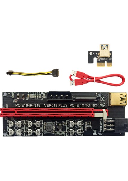 Adet VER018 Plus Yükseltici Kart Pcıe 1x - 16X Usb3.0 60CM Grafik Kartı (Yurt Dışından)