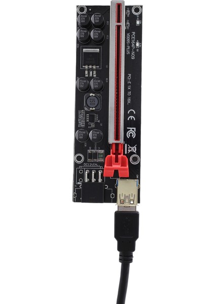 Madencilik Ekran Kartı Için Pcıe Yükseltici 009S Plus Madencilik Pcıe X16 - Kırmızı Yuva (Yurt Dışından)