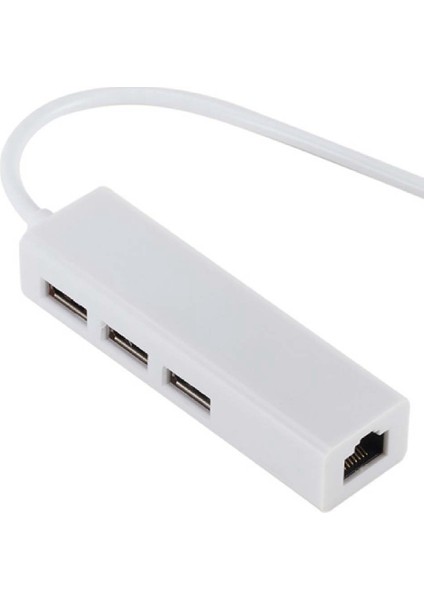 Tip - Usb2.0 100GBE Hub Lan RJ45 Ethernet Ağı 3 Bağlantı Noktalı USB 2.0 (Yurt Dışından)