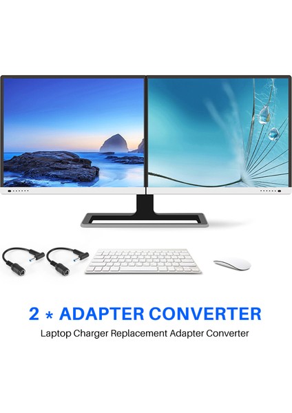 Adaptör Güç Kaynağı 7,4x5,0mm - 4,5x3,0mm Uç Konektörü (2 Paket) (Yurt Dışından)