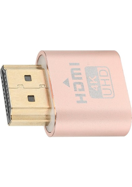 1pcs HDMI Uyumlu Sanal Ekran 4K Edıd Sahte Fiş Ekranı Pembe (Yurt Dışından)