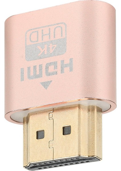 1pcs HDMI Uyumlu Sanal Ekran 4K Edıd Sahte Fiş Ekranı Pembe (Yurt Dışından)