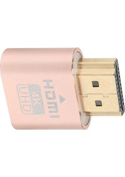 1pcs HDMI Uyumlu Sanal Ekran 4K Edıd Sahte Fiş Ekranı Pembe (Yurt Dışından)