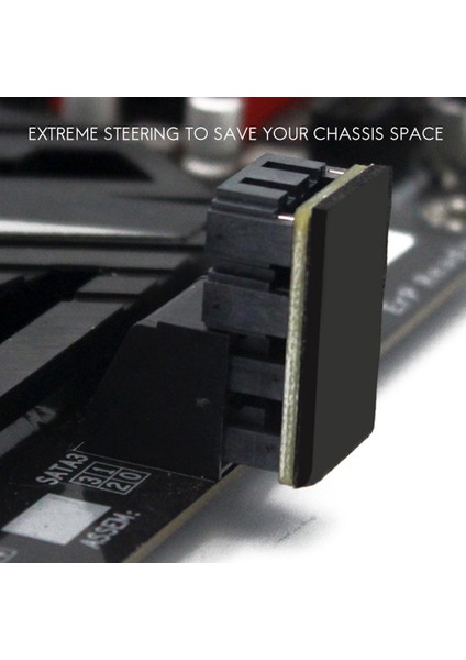 Çift Sata 7pin Dişi - Çift 7pin Erkek 180 Derece Açılı Adaptör (Yurt Dışından) indirimleri