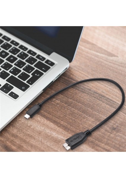 Tablet Telefon Için USB Tip-C Erkek - USB 3.0 Mikro-B Erkek Veri Kablosu (Yurt Dışından)
