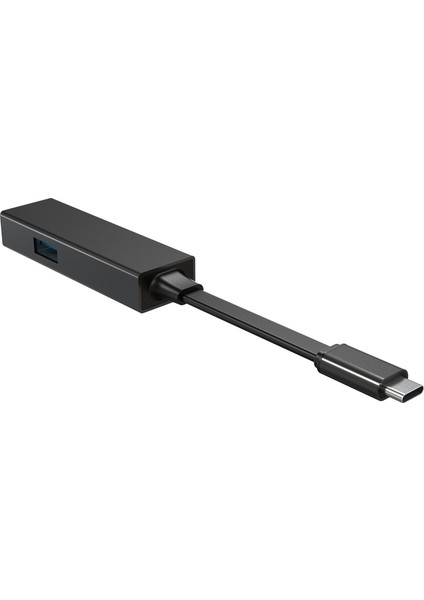 3'ü 1 Arada USB C Hub Tip C - HDMI Uyumlu 4K 30HZ+PD+USB3.0 Siyah (Yurt Dışından)