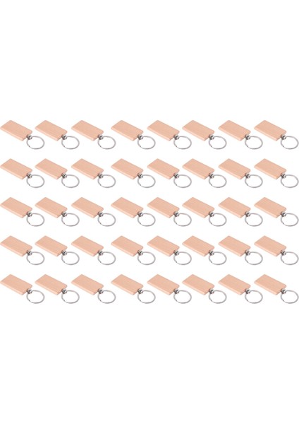 40 Adet Boş Ahşap Anahtarlık Gravür Diy Ahşap Anahtarlıklar Anahtar Etiketleri (Yurt Dışından) fırsatları