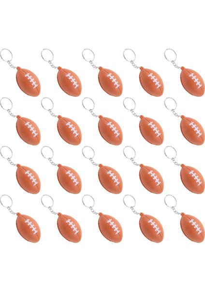 Parti Hediyeleri Için 20 Paket Rugby Topu Anahtarlıklar, Rugby Stres Topu (Yurt Dışından) indirimleri