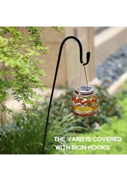 Çoban Kancaları Paslanmaya Dayanıklı Bahçe Kazığı Metal Stand 120X10X1CM (Yurt Dışından)