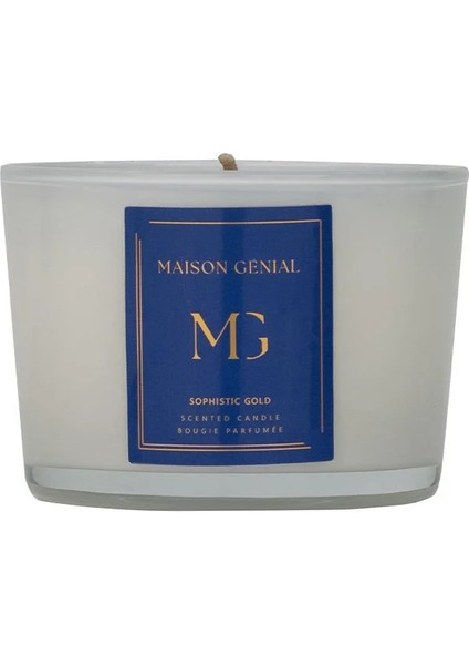 Maison Genial Luxury Sophistic Gold Mavi Mum Küçük Boy 160G