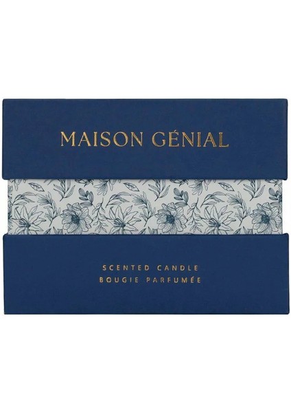 Maison Genial Luxury Sophistic Gold Mavi Mum Küçük Boy 160G