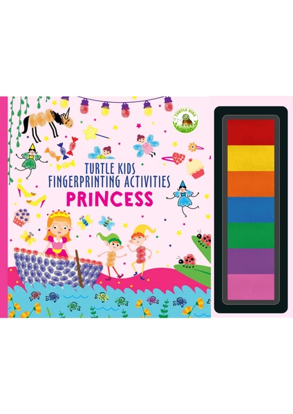 Turtle Kids Fingerprinting Activities Princess