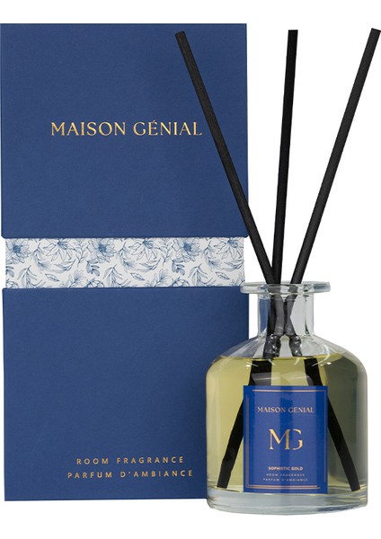 Maison Genial Luxury Sophistic Gold Mavi Difüzer 220  cl